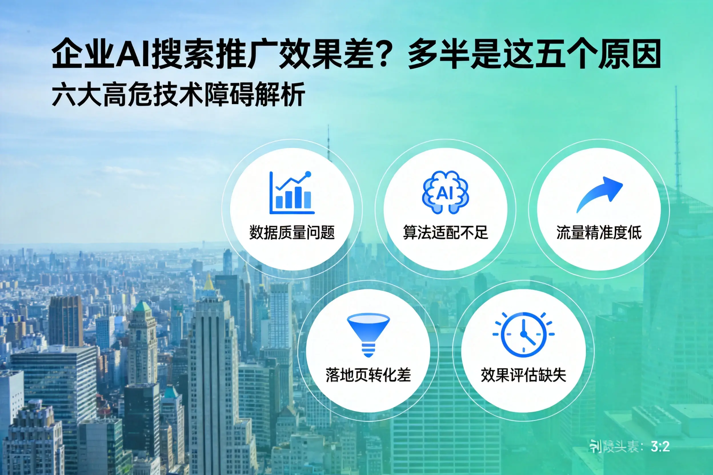 康马企业AI搜索推广效果差？多半是这五个原因
